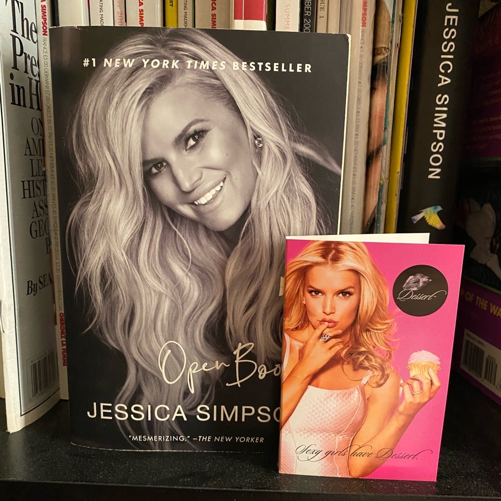 Jessica Simpson Open Book paperback with Dessert sample (rare)! 🧁